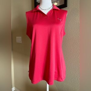 Puma Golf Women’s Dry Cell Top, Striped in the Back, Great Condition - Sz XL